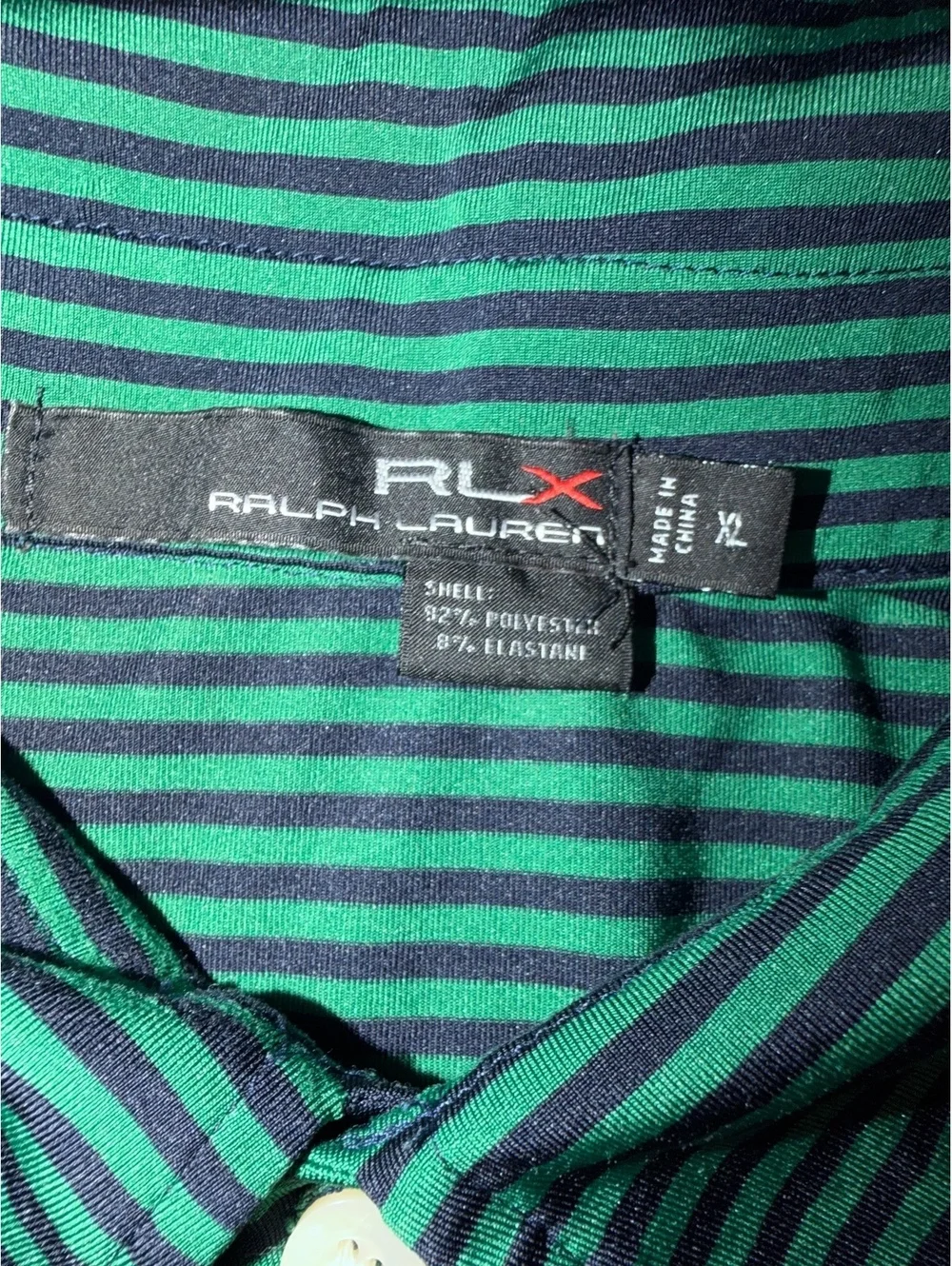 Ralph Lauren RLX Broadmoor Golf Club Striped Polo Shirt